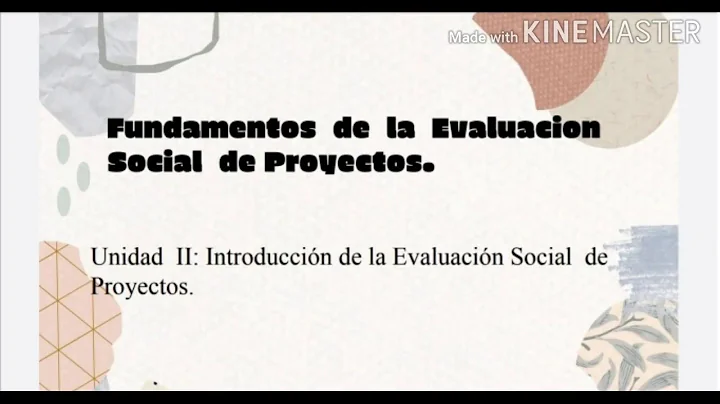 INTRODUCCIN A LA EVALUACIN SOCIAL DE PROYECTOS- We...