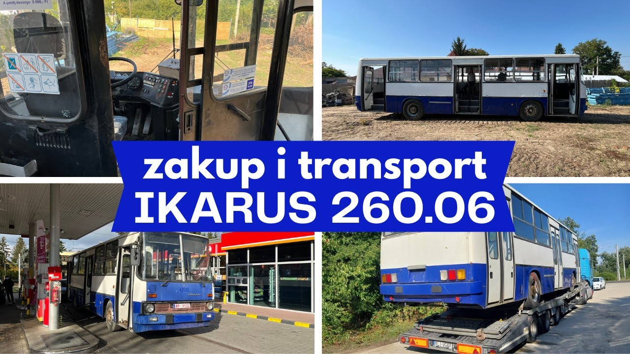 IKARUS 260.06 - zakup i sprowadzenie do Polski zabytkowego Ikarusa z Budapesztu
