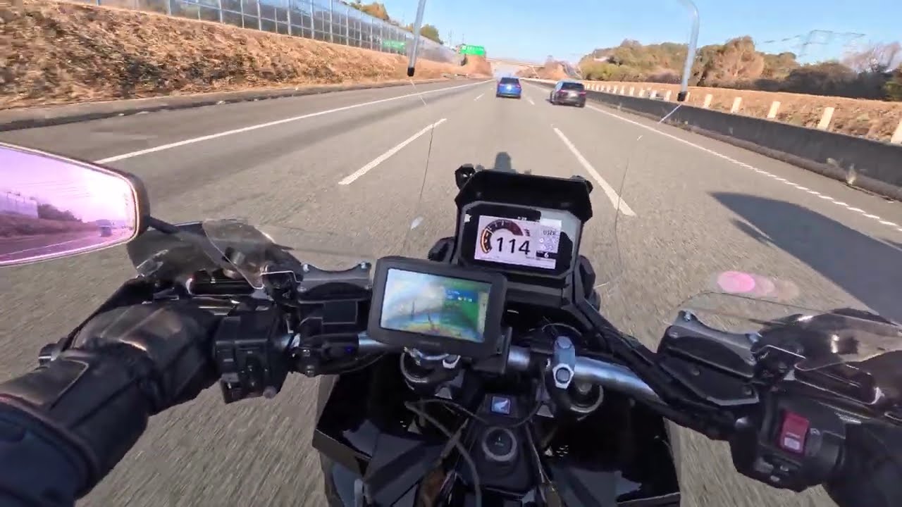 バイク専用駐車場に駐車する安定のDNQアルファード＠新東名駿河湾沼津IC → 新清水JCT →東名ICを出てR1へ