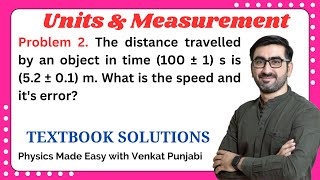 Problem 2 | The distance travelled by an object... | 11th Maharashtra Board | Units & Measurements