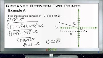 Finding the Distance Between Two Points: Examples (Basic Geometry Concepts)