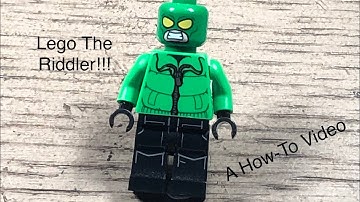 How To Make Lego The Riddler Minifigure (2022)