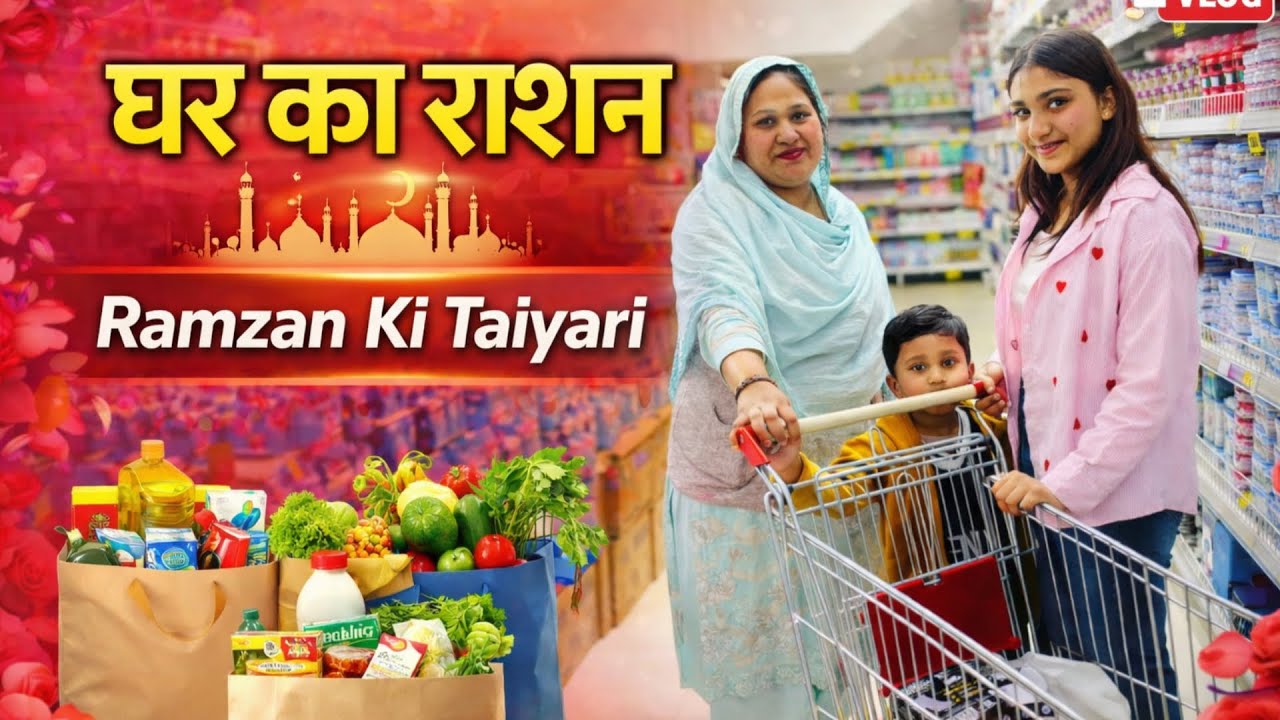 Ramzan 🌙✨ Ke Liye Humne Karee ❤️Grocery Ki Bahot Sari Shopping@ZoyaEntertainment8474 