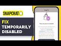 Snapchat Temporarily Disabled Account? How To Fix & Recover Access (2026 Guide)