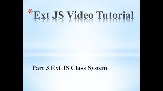 ExtJS Basics Part 3