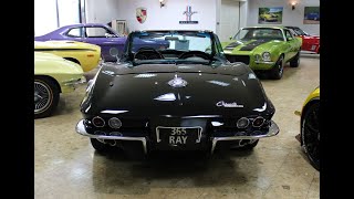 1965 Corvette Stingray Convertible C2 327 V8 - Start Up, Revs & Idle | Specialist Exhaust