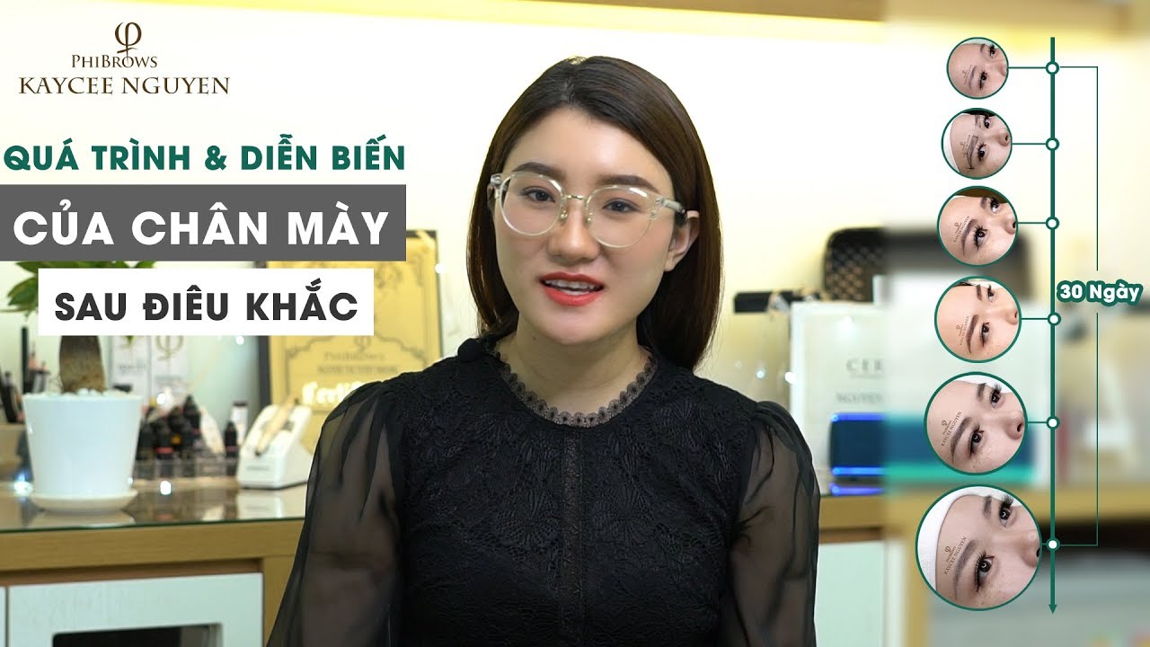 điêu khắc chân mày đẹp 2022 New Quá Trình Hình Thành Sợi \u0026 Diễn Biến Của Chân Mày Sau Điêu Khắc ♡ Kaycee Nguyen - Vlog #11