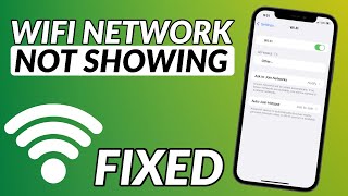 iPhone WiFi Not working I WiFi Network Not Showing in iPhone I iPhone Not Showing WiFi Networks