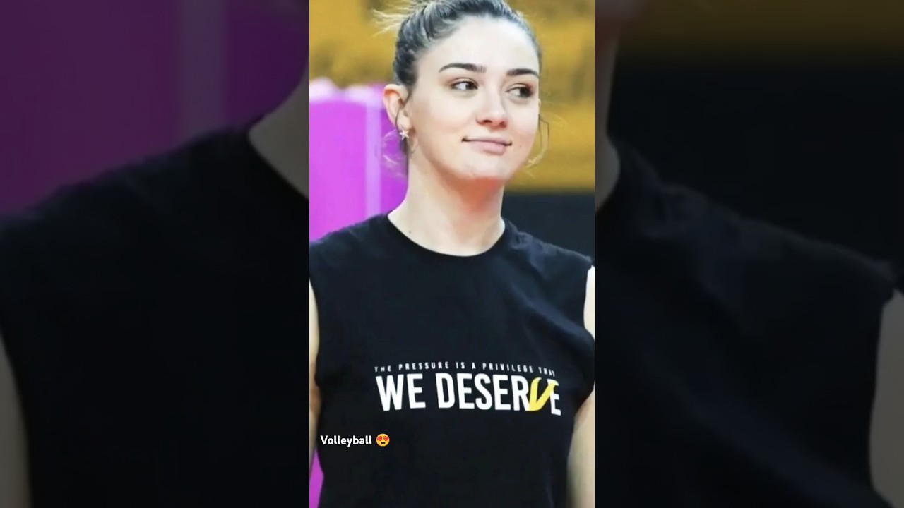 cute girl zehra gunes volleyball queen 😍👑 