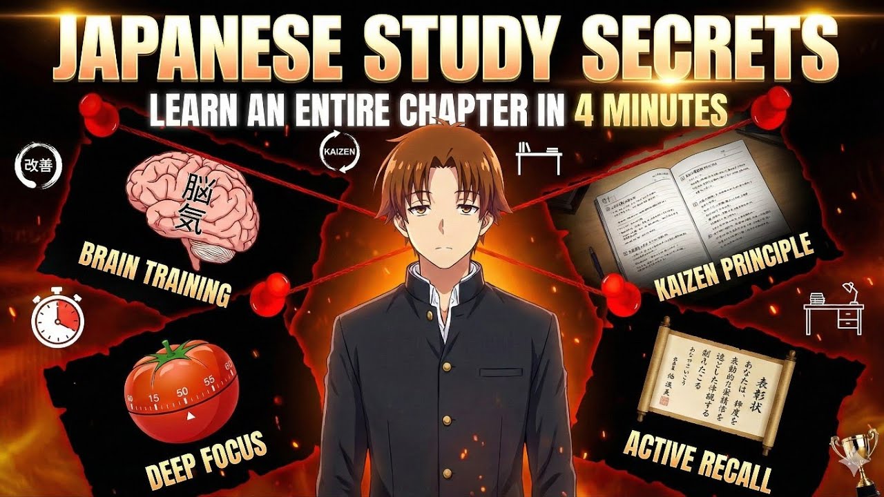 Japanese Secret Technique to Study like a Pro