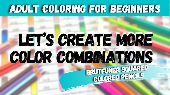 Brutfuner oil pencils combos  Blending colored pencils, Colored