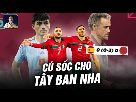 Video TÂY BAN NHA BỊ LOẠI KHỎI WORLD CUP: ĐỪNG GỌI MAROC LÀ... - youtube