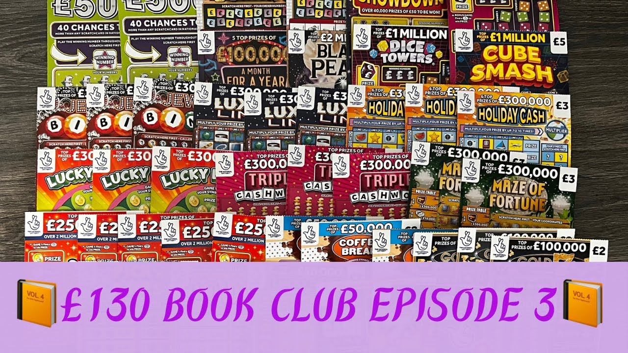 📙BOOK CLUB 📙 £130 MIX OF SCRATCH CARDS FROM THE NATIONAL LOTTERY 📙