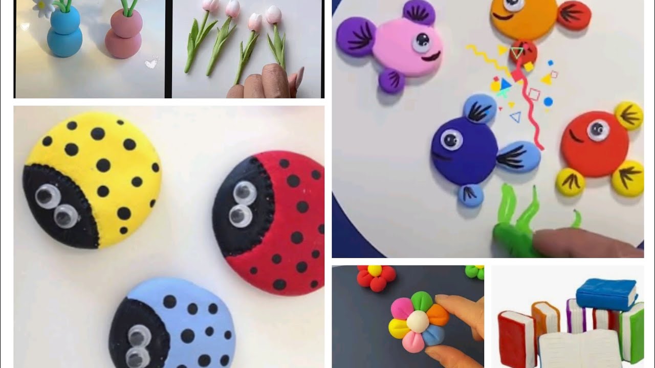 Easy clay craft ideas easy and beautiful clay craft ideas easy and adorable and cute clay craft 
