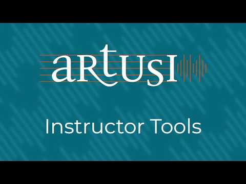 Artusi: A Guide to the Instructor Tools