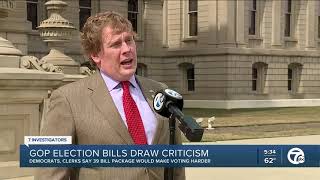 GOP election bills draw criticism