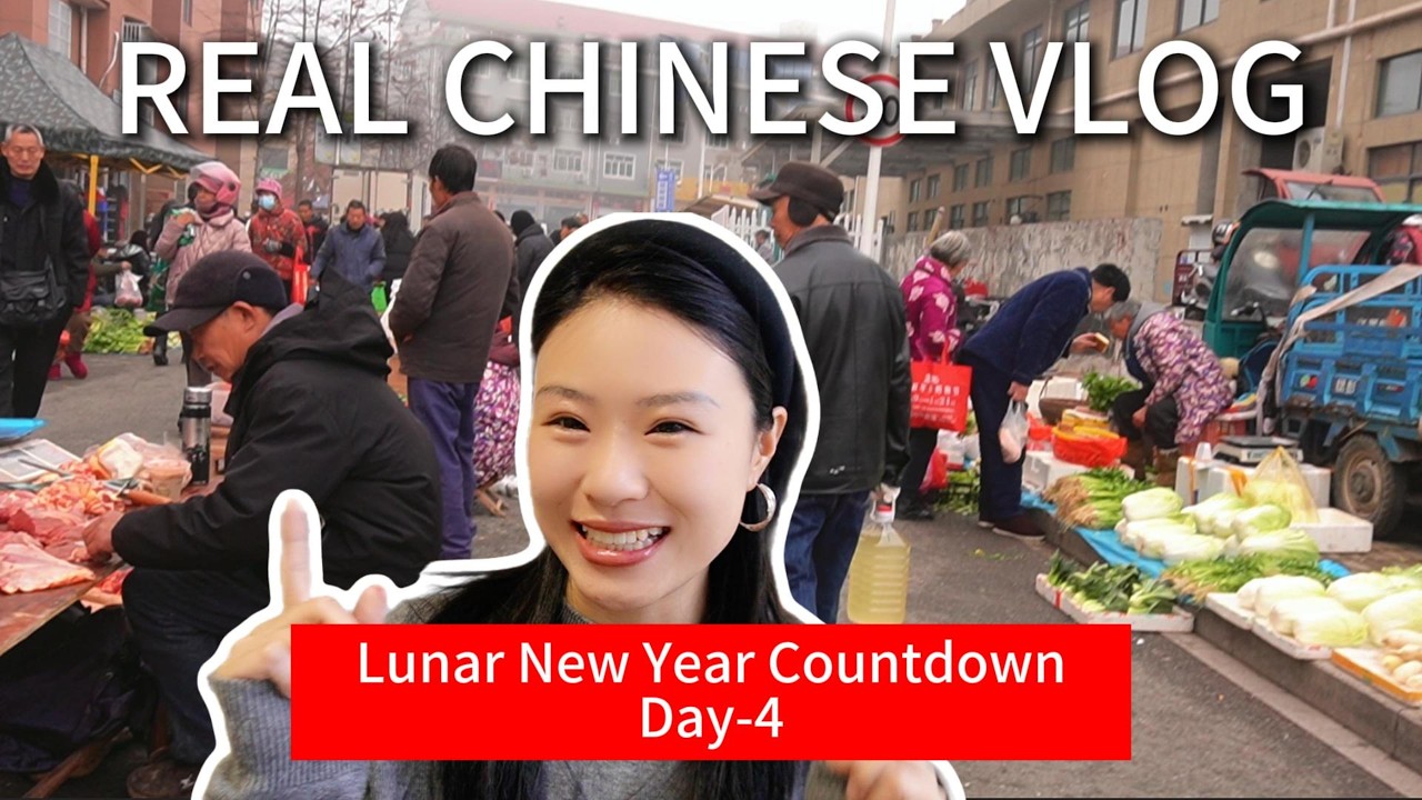 Real Chinese Vlog | Lunar New Year Countdown Day-4 | The Legend of Nian &  New Year Shopping