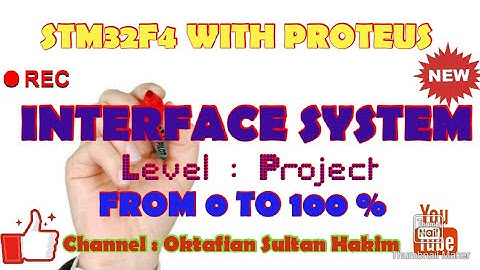 From 0 to 100% Simple Project STM32 with proteus [ Indicator for Mixing Tank]