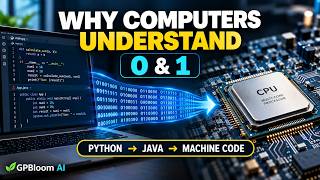 Why Computers Understand 0 & 1 🤯 | How Python & Java Become Machine Code