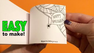 Easy HALLOWEEN Flipbook that YOU can make! (tutorial)
