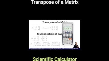 #transposematrix  of a Matrix #shorts #drsonendragupta