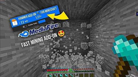 Fastest Mining Addon for MCPE 1.21+! ⛏️💥 | Quick Quick Hammer Mod in Minecraft PE