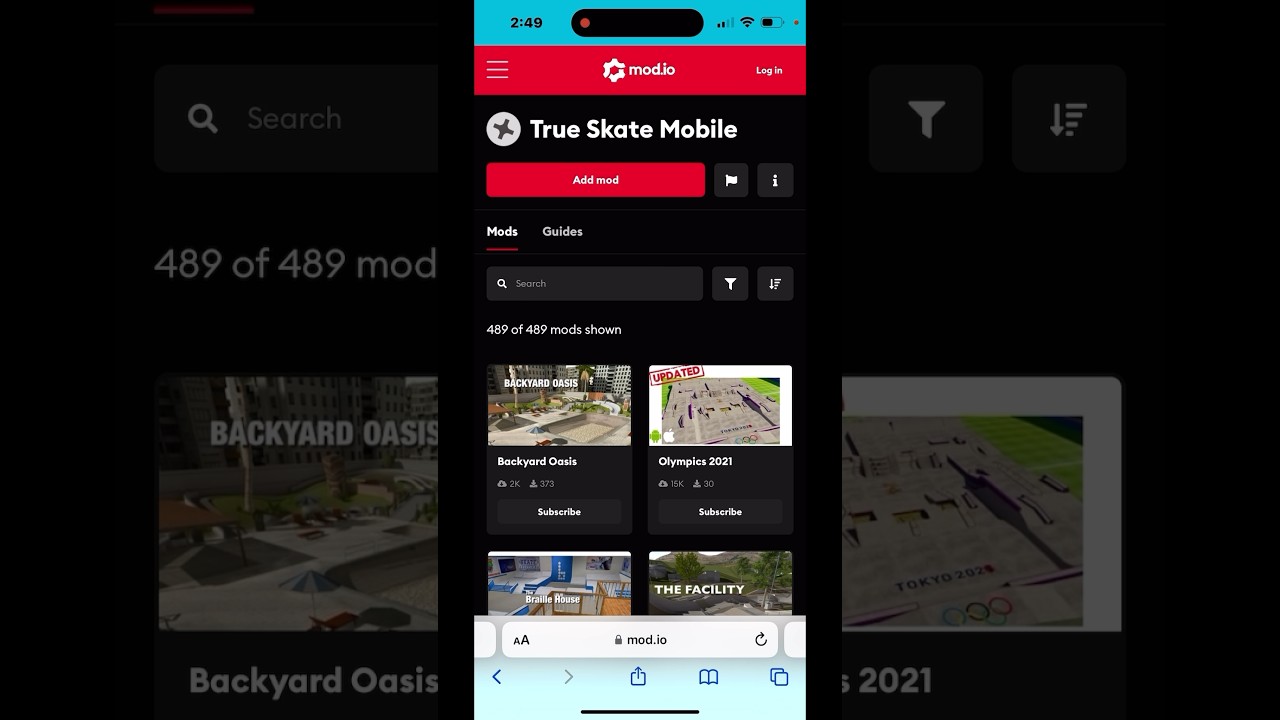 How to install MOD maps in Sandbox on TRUE SKATE for iOS!  