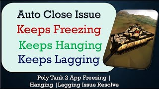 How to Fix Poly Tank 2 Auto Close | Keeps Hanging | Freezing | Lagging Issue Solve in Android screenshot 1