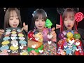 ASMR Sweet Candy 🍡Super Cute Princess Toys🧩Refreshing Cool Jelly 🍇🍑114 #candy #snacks