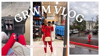 ole miss college visit 😍 grwm + campus review
