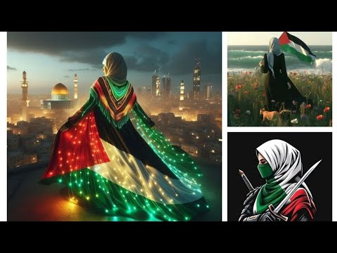 اجمل صور بنات فلسطين و علم فلسطين