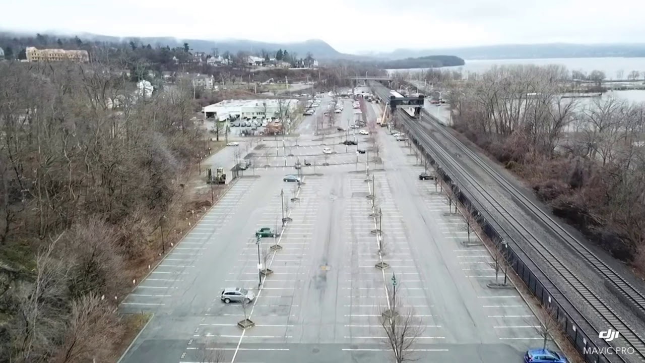 Hudson Valley Beacon New York Train Station Parking Lot is Empty YouTube
