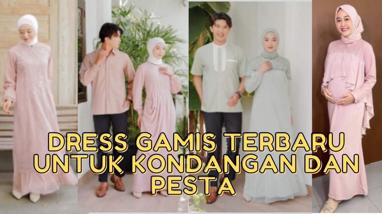 REKOMENDASI DRESS GAMIS TERBARU UNTUK KONDANGAN DAN PESTA DI SHOPEE