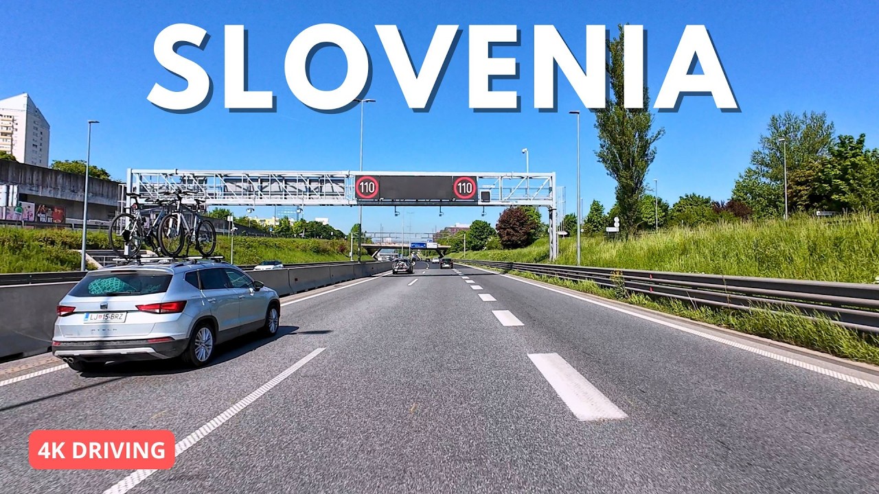 Driving from Ljubljana to Lake Bled | Scenic Slovenia Road Trip in 4K