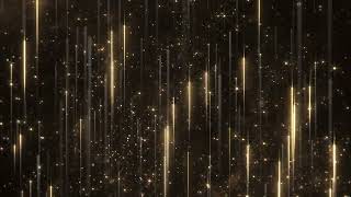 Elegant Golden Loop: Luxury Stardust Motion Background | Screensaver