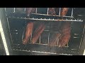 Smoked Barbecue Ribs on a Char broil vertical gas smoker