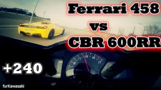 Honda Cbr 600Rr Vs Ferrari 458 Yanarım Sertab Erener Motor Edit