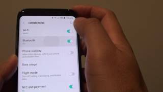 Samsung Galaxy S8: How to Remove Paired Bluetooth Device