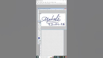 Remove Background from Signature in Photoshop 7 | Make Transparent PNG Easily | Bangla Tutorial
