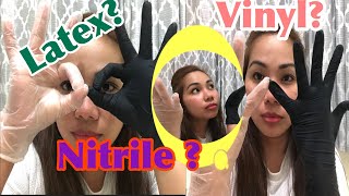 Latex , Nitrile and Vinyl Gloves What’s the Difference?