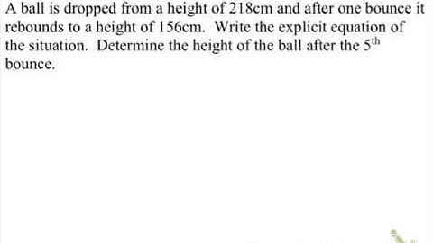 Int1 Video #5 Application of Geometric Sequence