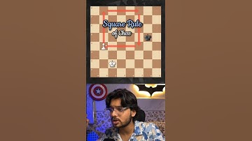 The Square Rule in Chess to Beat Everyone #chesstraps #chesstricks #chessendgame