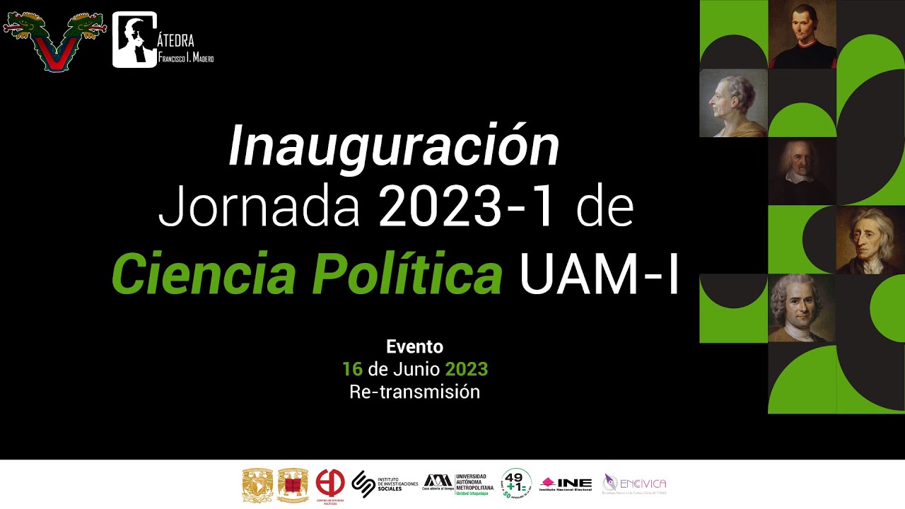 Jornada 2023-1 de Ciencia Política, UAM-I / Inauguración
