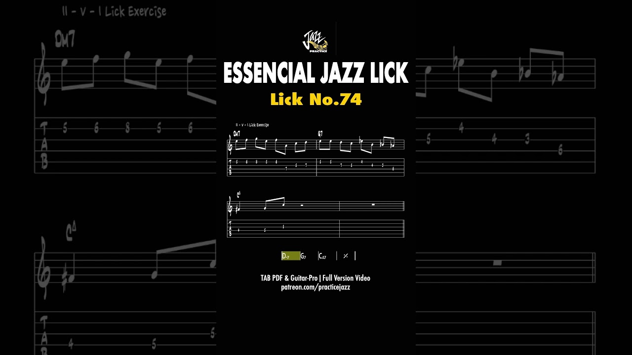 74th Jazz Guitar Lick You Need to Practice 