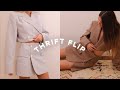 Thrift Flip // Two piece set from oversized blazer