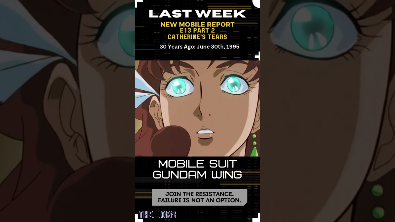 Gundam Wing E13 One Last Stage #anime #action #retro #nostalgia #shorts #scifi #robot #toonami