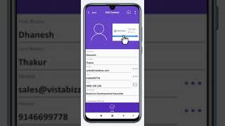 Visiting Card Scanner App | Business Card Scanner App | Scan And Save | VistaShopee SMART screenshot 5