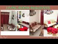 Colourful Living  Room Makeover with Easy DIY // Floor sitting for living room