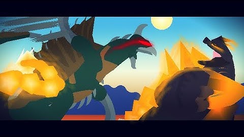 Gigan Vs Space Godzilla (Animation)