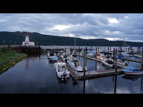 Port Alberni, British Columbia - Evening Walking Tour in 4K (UHD)